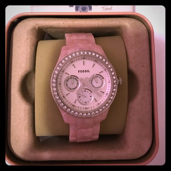 Fossil Accessories - Pink Fossil Watch